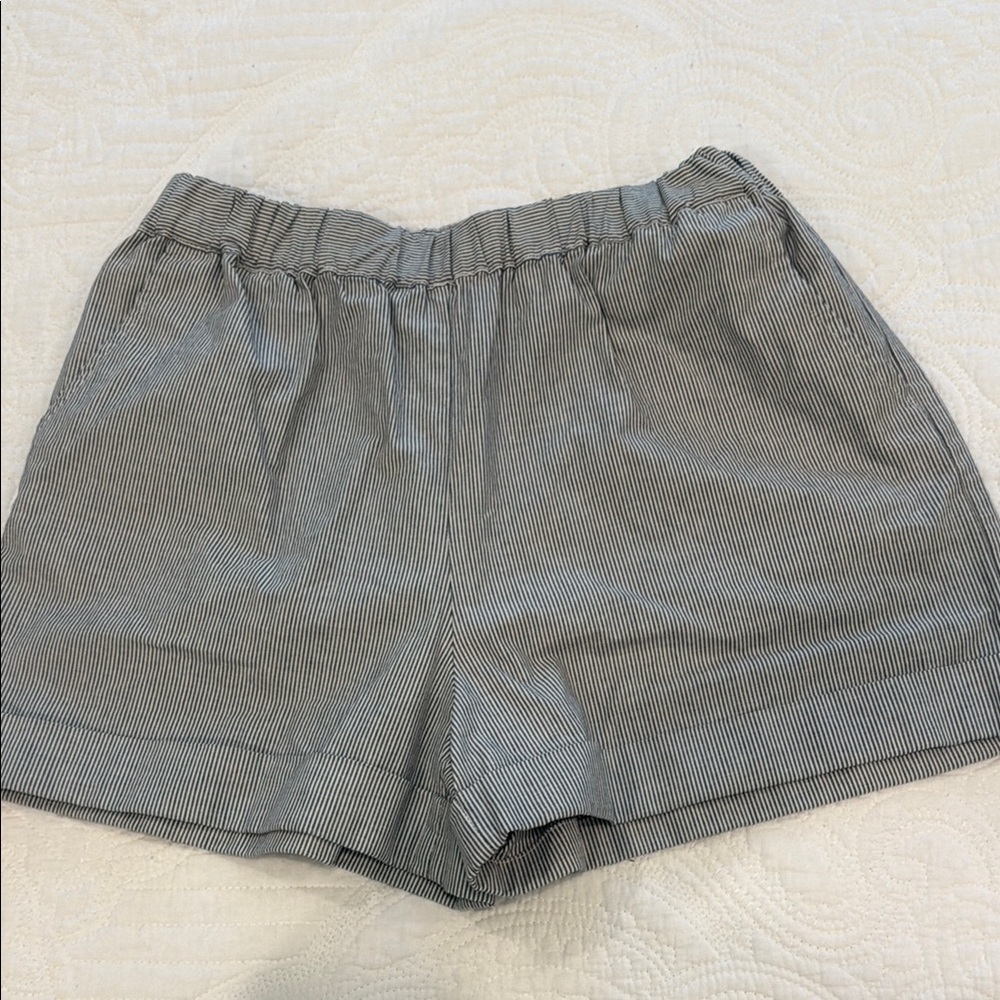 Forever 21 Black and White Striped Shorts